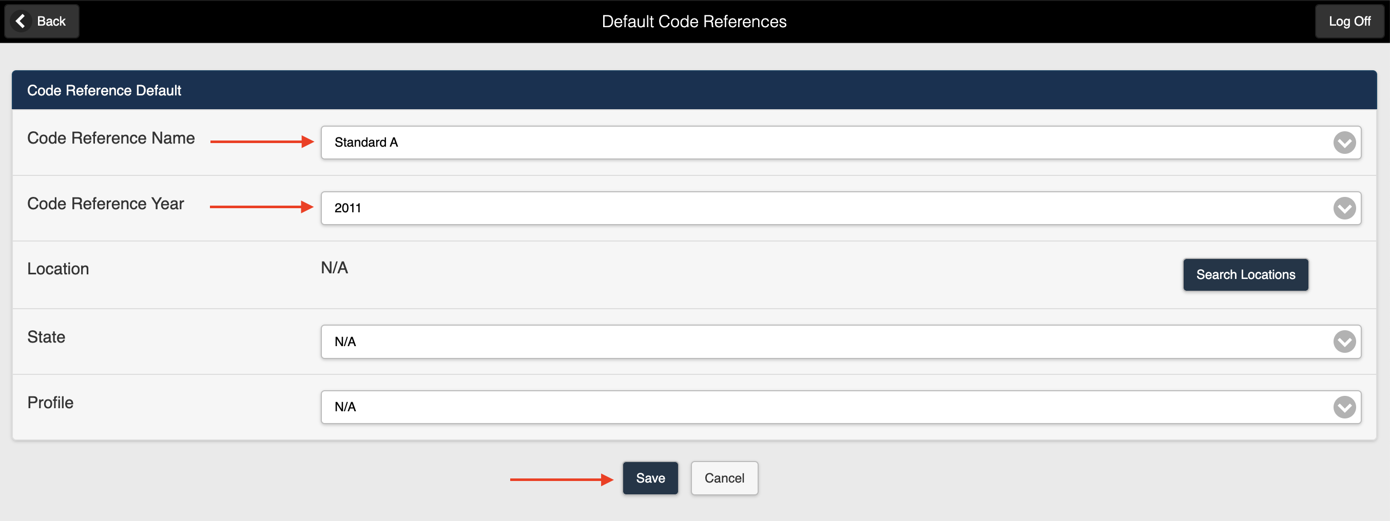 Code Reference Defaults & Profiles – Formlink