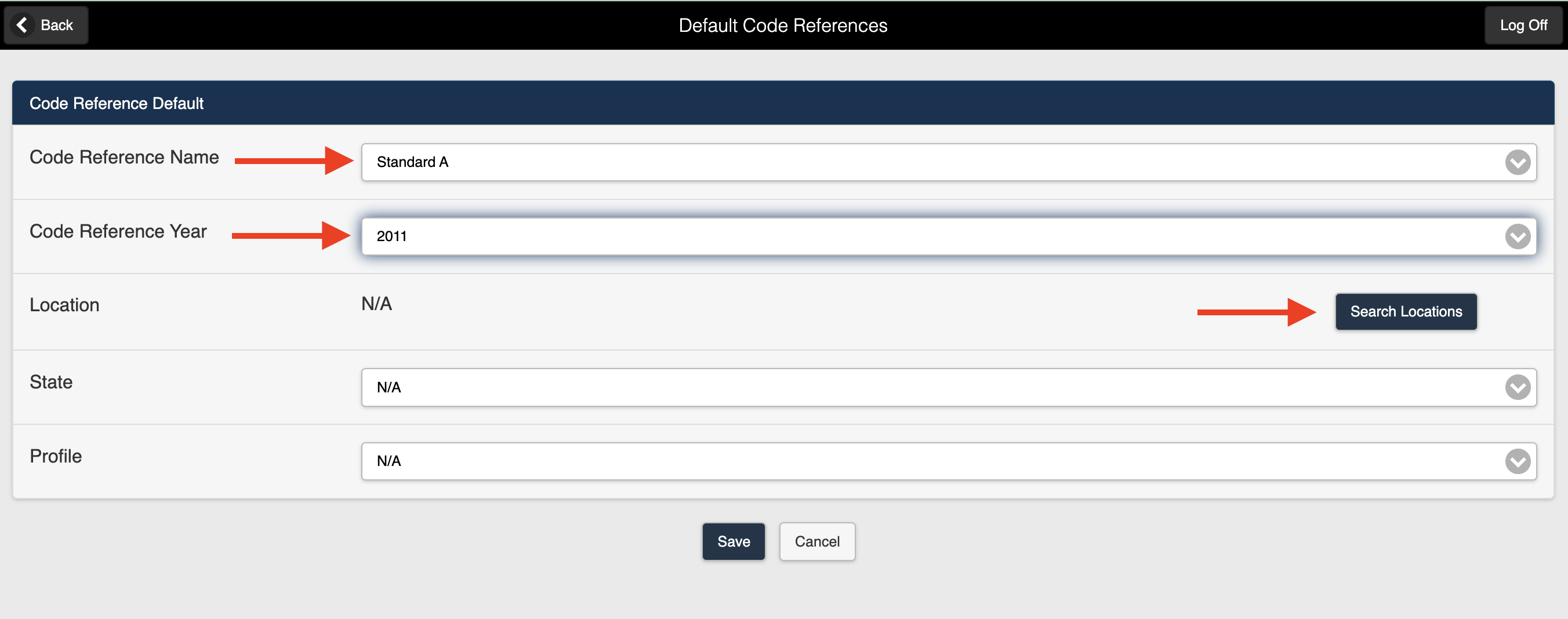 Code Reference Defaults & Profiles – Formlink