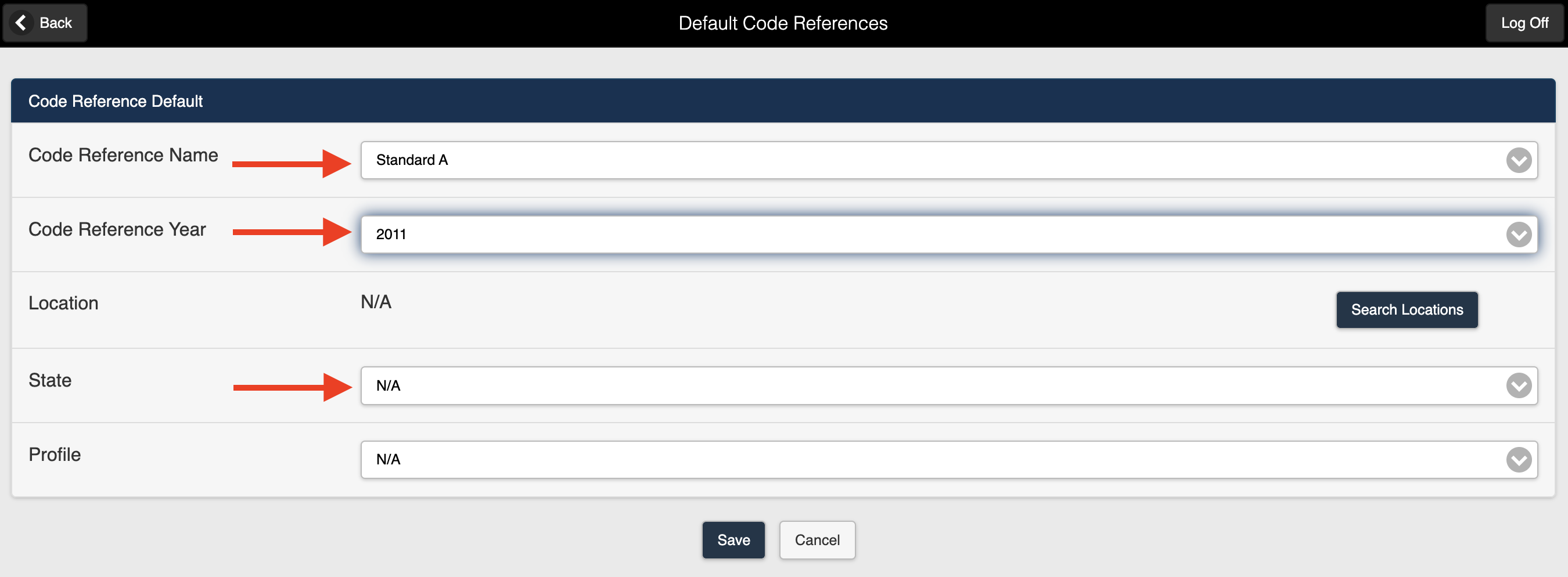 Code Reference Defaults & Profiles – Formlink