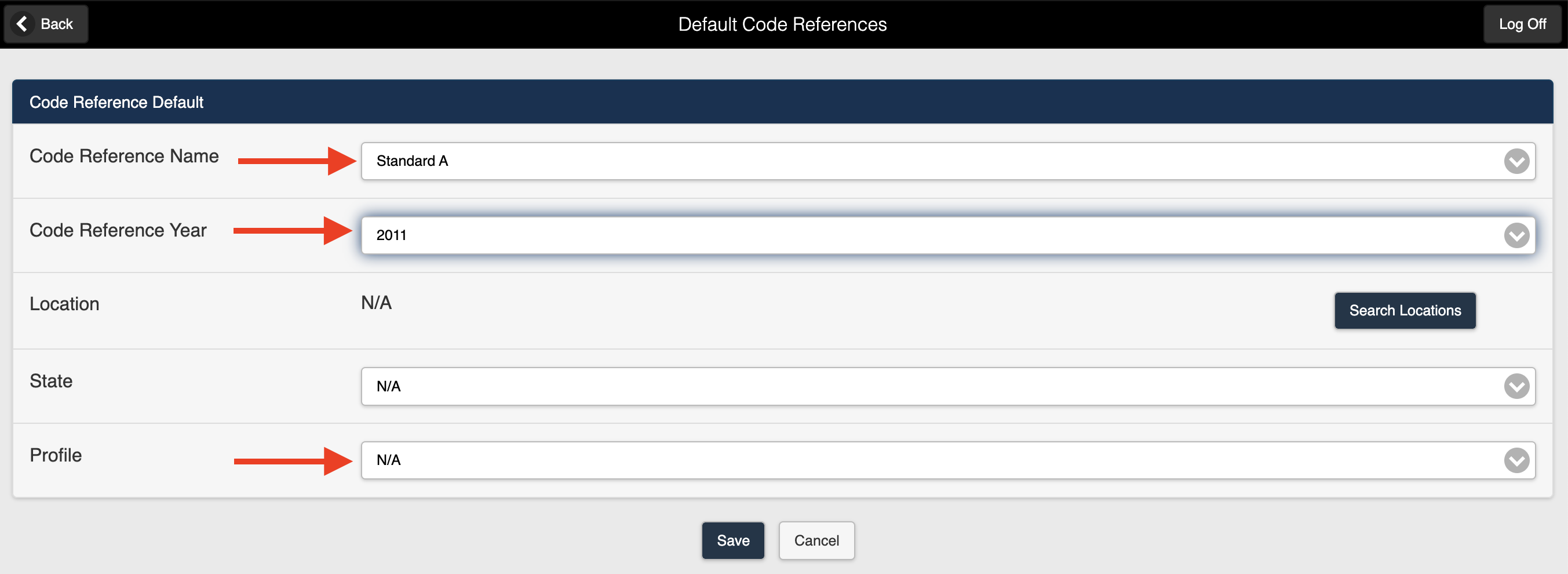 Code Reference Defaults & Profiles – Formlink